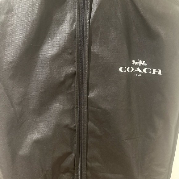 Coach Other - Coach Reversible Leather Souvenir Jacket Black Camel Size 50 L NWT